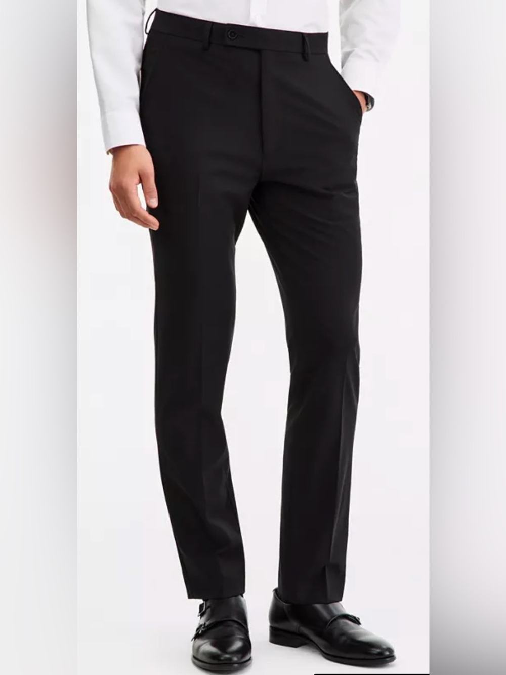 Calvin Klein Black Wool Blend Dress Pants, size 34x30 - Like new (worn once)